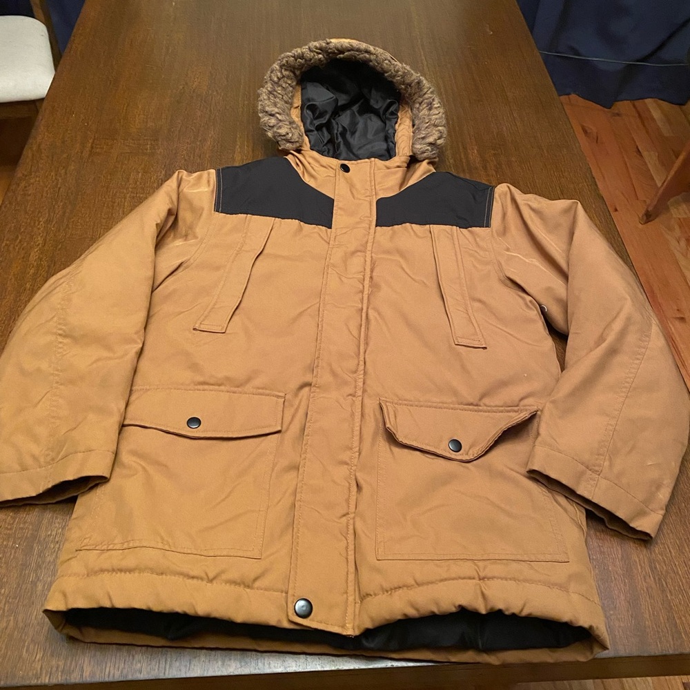 Swiss Tech Black and Tan Jacket